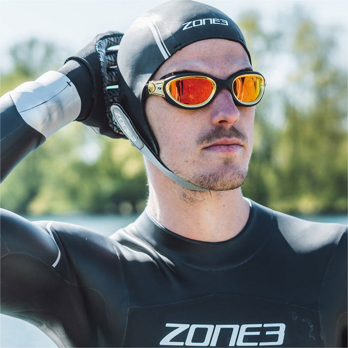 2024 Zone3 Venator-x Gafas De Natacin Sa21gogve - Negro / Gold 